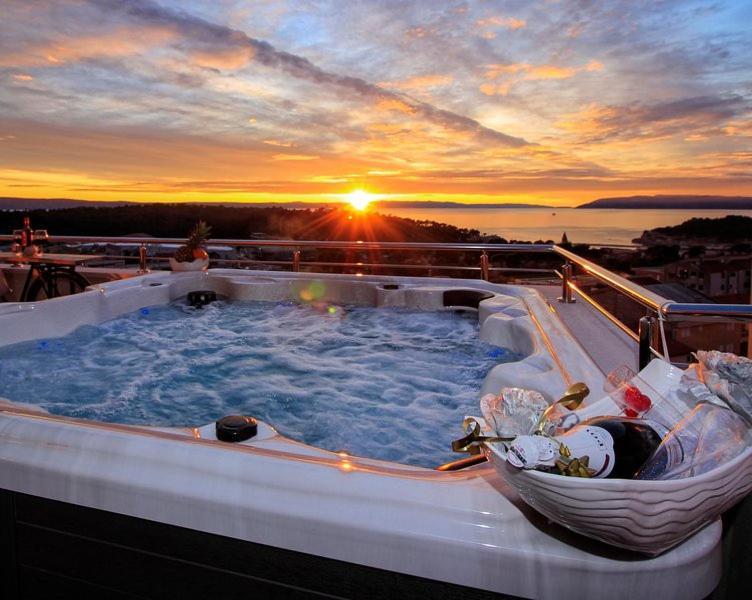 Fux Penthouse Whirlpool Meerblick Zadar Extérieur photo